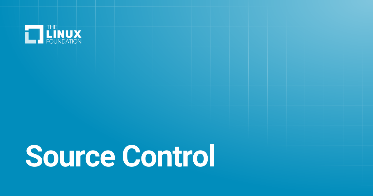 Source Control | Linux Foundation Documentation